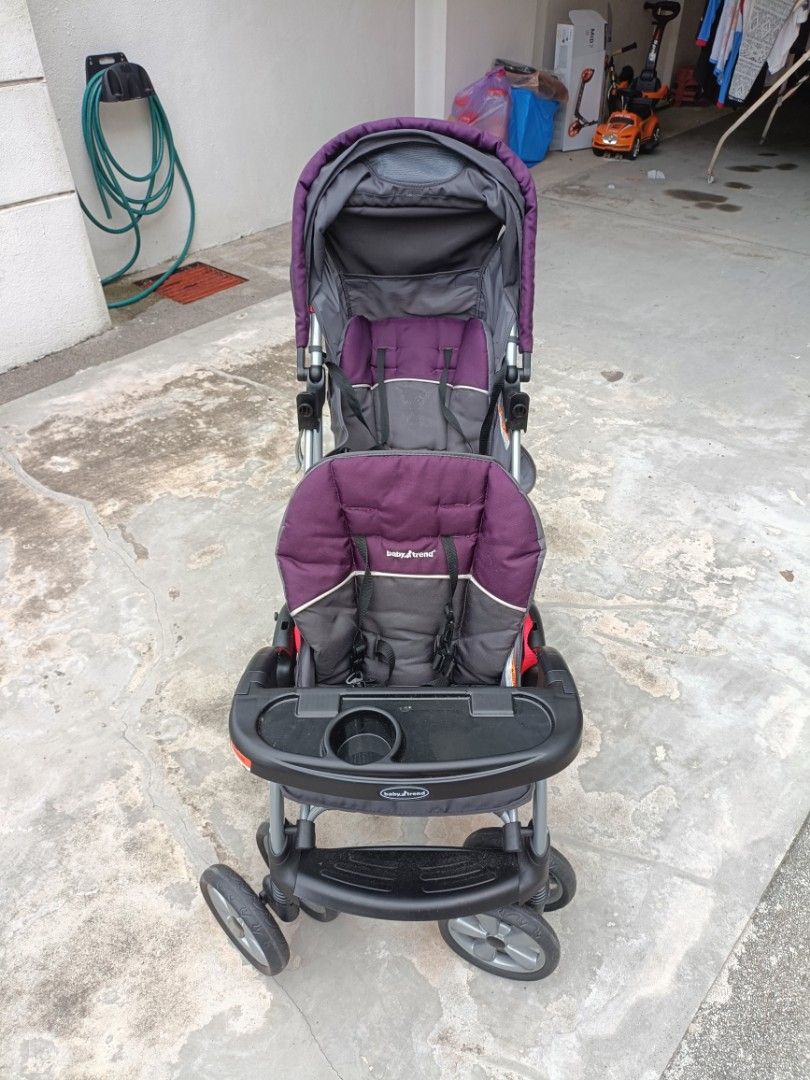 Double stroller front back online