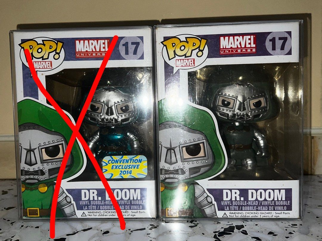 Funko pop sales dr doom metallic