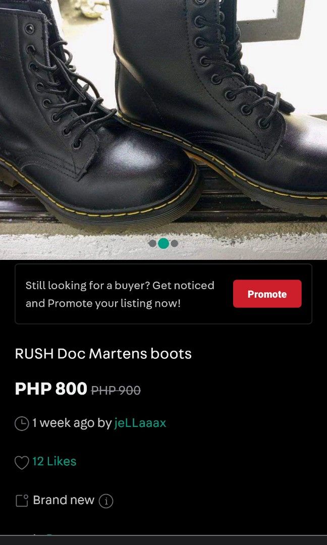 Dr. Marten s RUSH SALE Women s Fashion Footwear Boots on Carousell