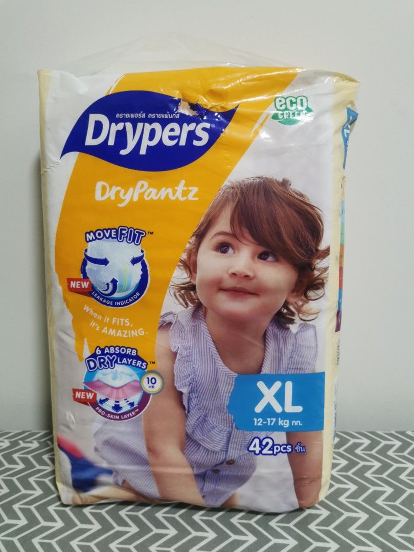 Disposable Diaper Pants :: Sell ​​!! Drypers Pants Classic Pantry model M  8x19s 152 pieces, free 2 Skinature models
