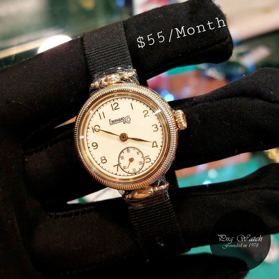 Gold on sale trench watch