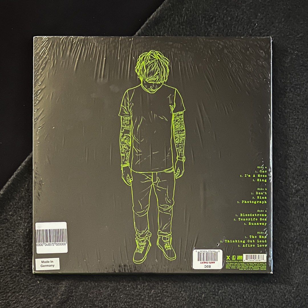 Ed Sheeran - X LP Vinyl (Category: Vinyls) located in Binan City. Submitted by the___hobbyist (Listing ID 1214625576, Image 2). Description: Brand New / Sealed Ed Sheeran - X LP Vinyl Payment via Gcash, BPI or BDO Same day delivery via Lalamove.