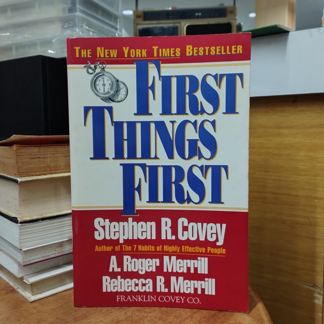 (ENG) FIRST THINGS FIRST, Hobbies & Toys, Books & Magazines, Textbooks ...