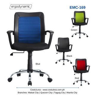 Ergodynamic EMC-169 Mid Back Mesh Office Chair Furniture, Work From Home Chair, Staff Chair, Desk Chair, Computer Chair, Call Center Chair, Manager's Chair, Gaming Chair, Office Chair, Furniture, Office Furniture, Study Chair