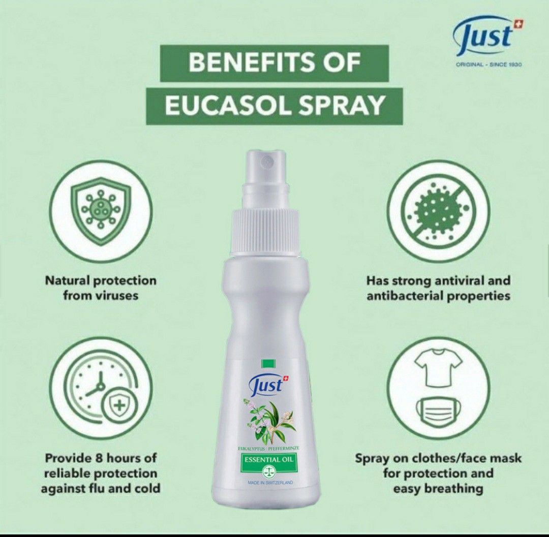 Eucasol herbal spray, Beauty & Personal Care, Fragrance & Deodorants on  Carousell