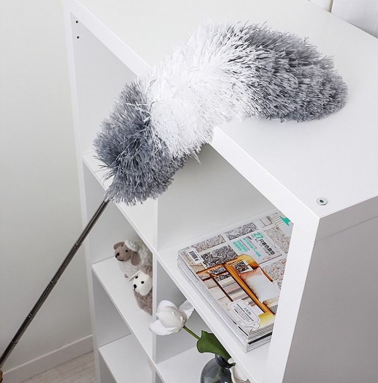Feather Duster Dust Removal Dust Sweep Household Retractable Cleaning ...