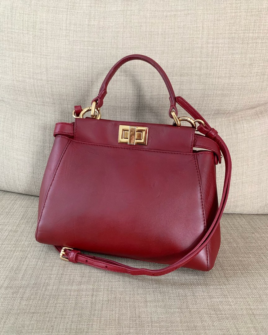 Fendi Peekaboo Mini Luxury Bags Wallets on Carousell