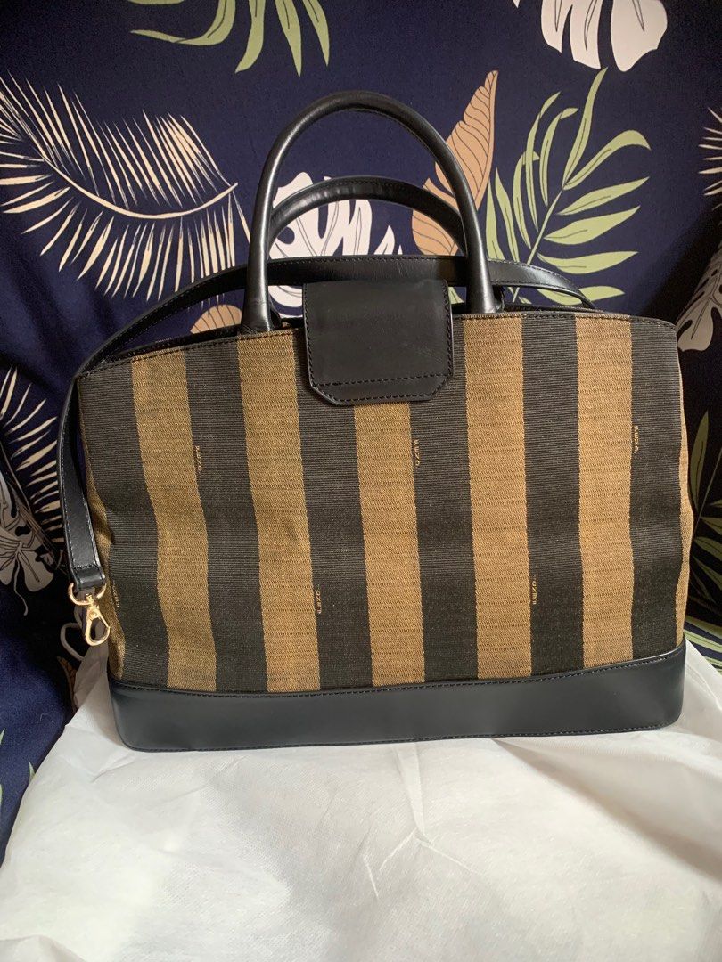 Fendi Pequin two way satchel bag (Category: Luxury Bags & Wallets) located in Manila. Submitted by edifier888 (Listing ID 1214588111, Image 2). Description: Clearance sale! .