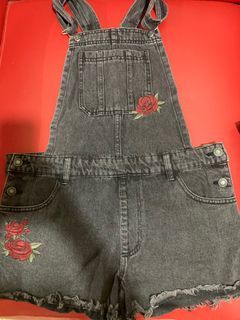 Forever21 overall washed grey