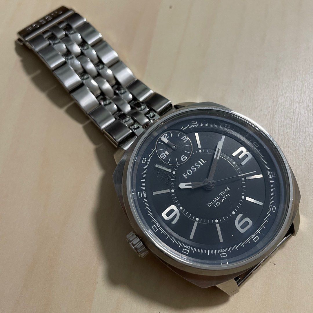 Mens big face fossil watches cheap