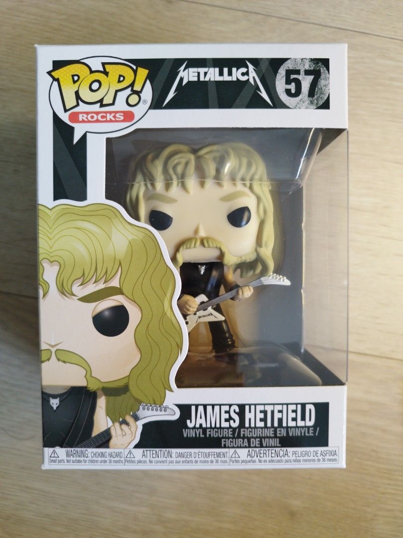 Funko Pop! Rocks#57: Metallica - James Hetfield, Hobbies & Toys