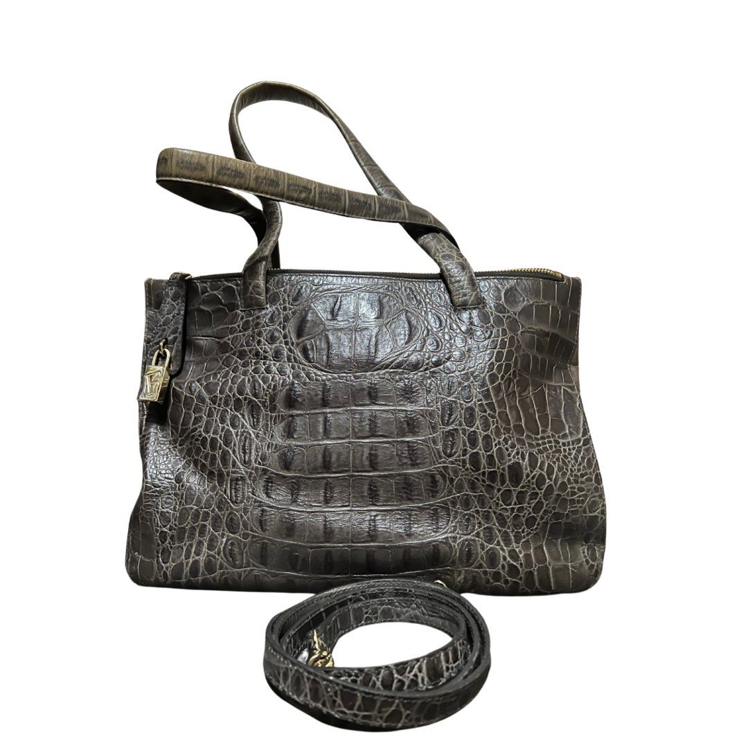 crocodile skin bag