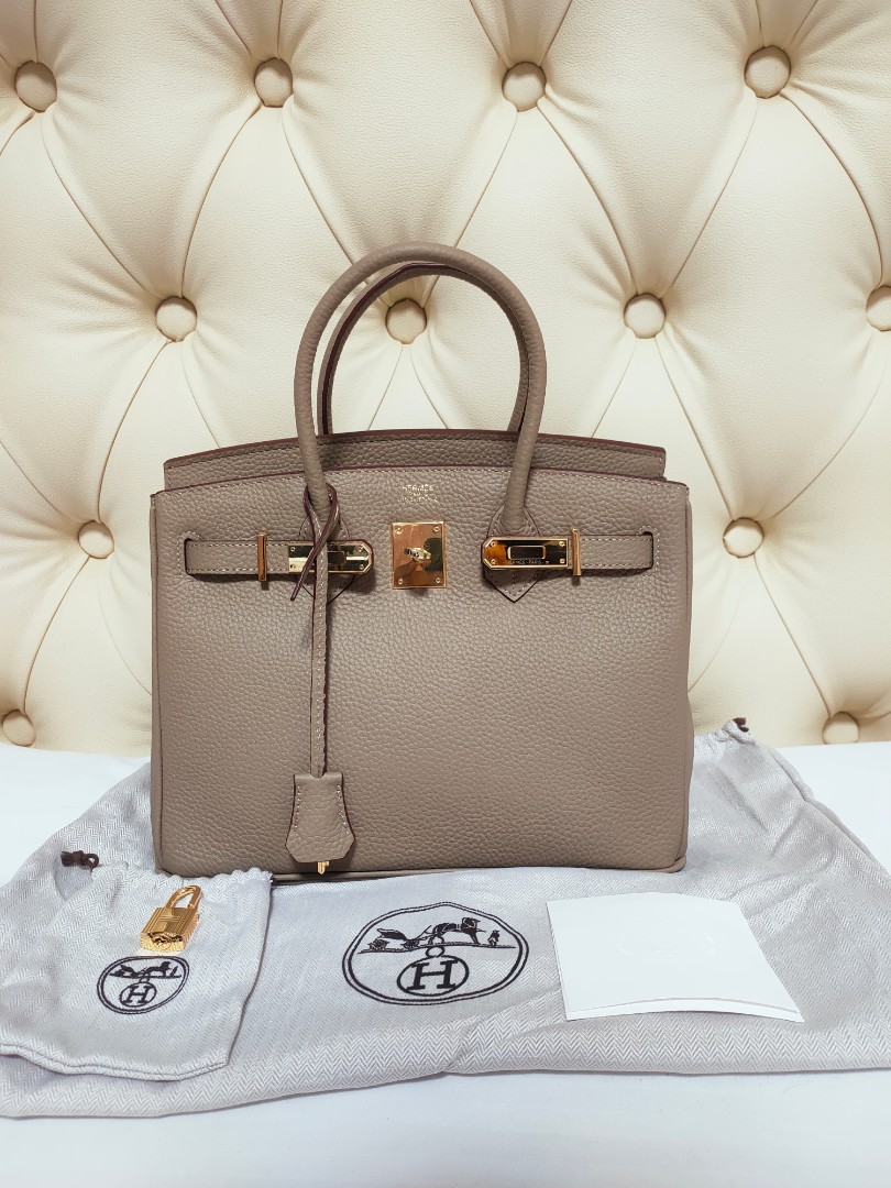 Hermes outlet taupe birkin