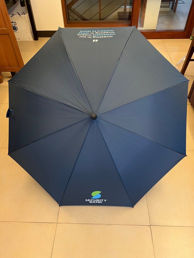 Golf umbrella dark blue, Hobbies & Toys, Travel, Umbrellas on Carousell