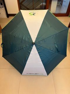Golf umbrella double canopy with cover and sling. Good quality!