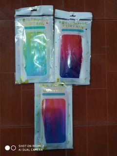 GRADIENT FOIL CURTAIN 2M