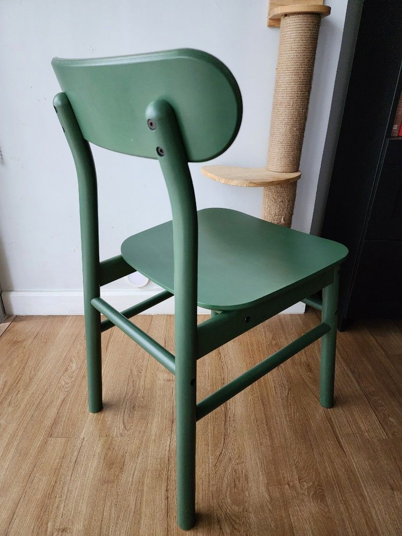 One (1) Green Chair, IKEA RONNINGE, Furniture & Home Living, Furniture