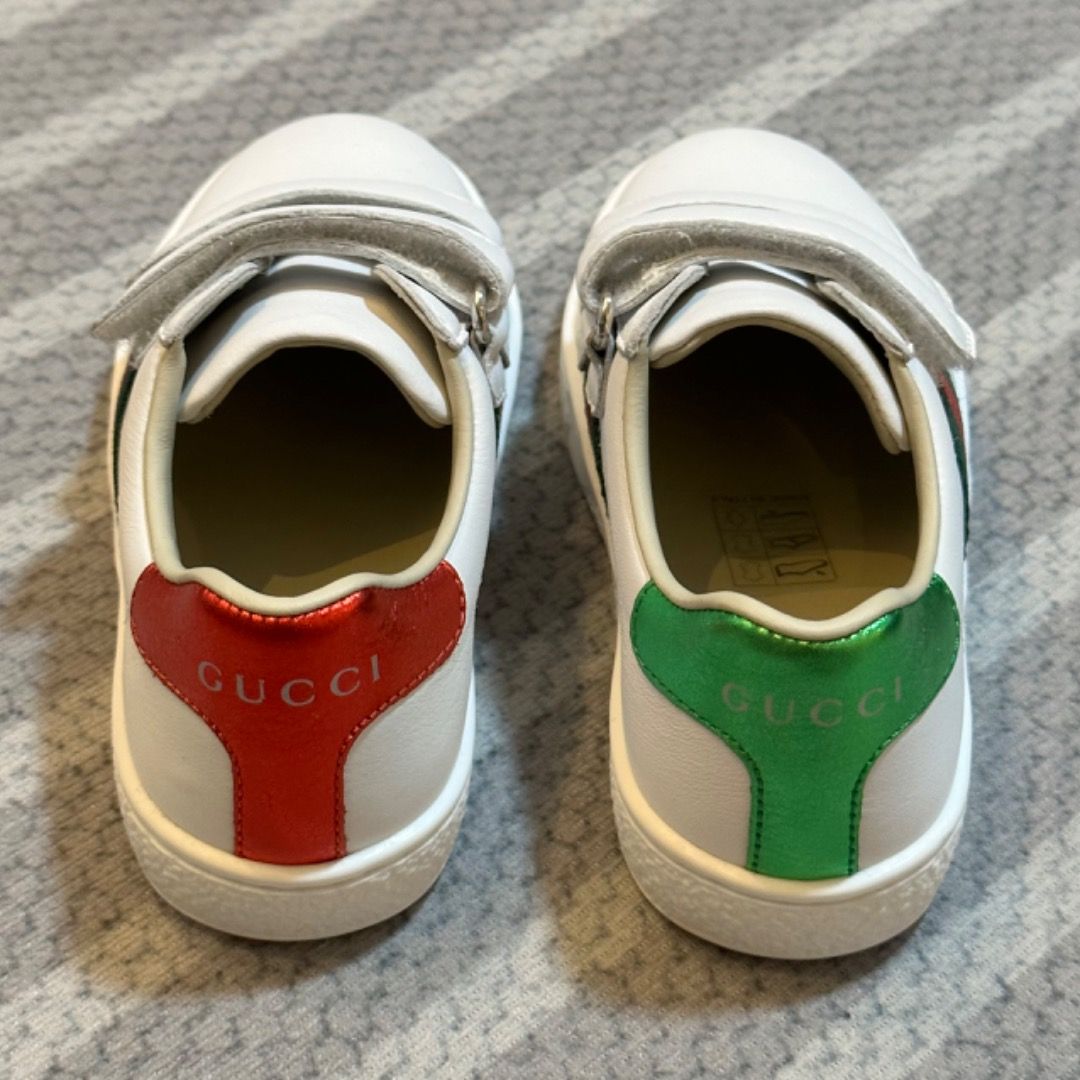 Gucci Toddler Ace Leather Sneaker