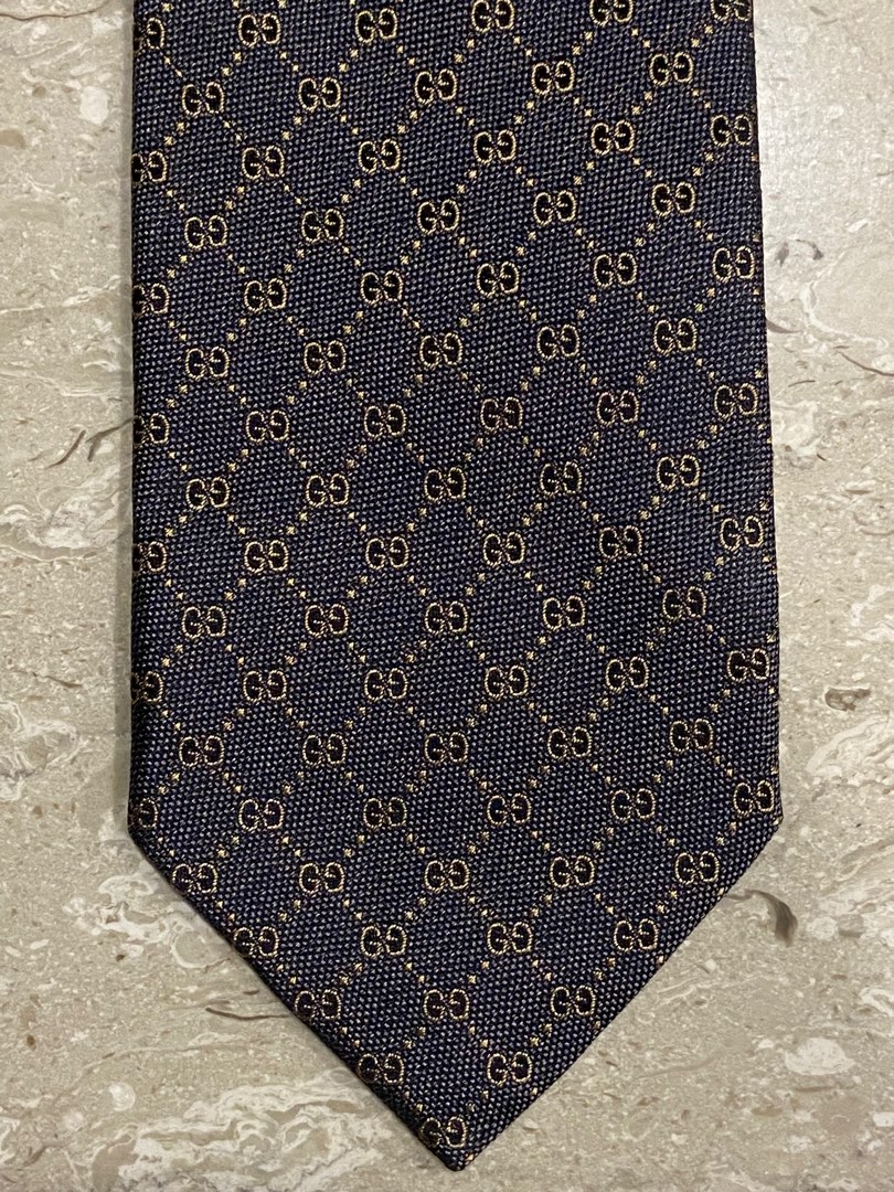 Gucci Monogram Tie, Men's Fashion, Watches & Accessories, Ties on Carousell