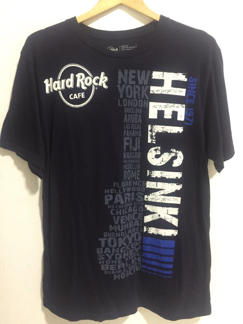 HARD ROCK CAFE HELSINKI, Men's Fashion, Tops & Sets, Tshirts & Polo