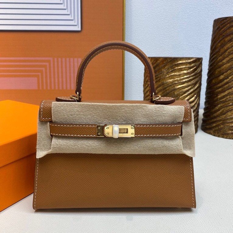 HERMES KELLY 19 RM350 FULL SET, Luxury, Bags & Wallets on Carousell