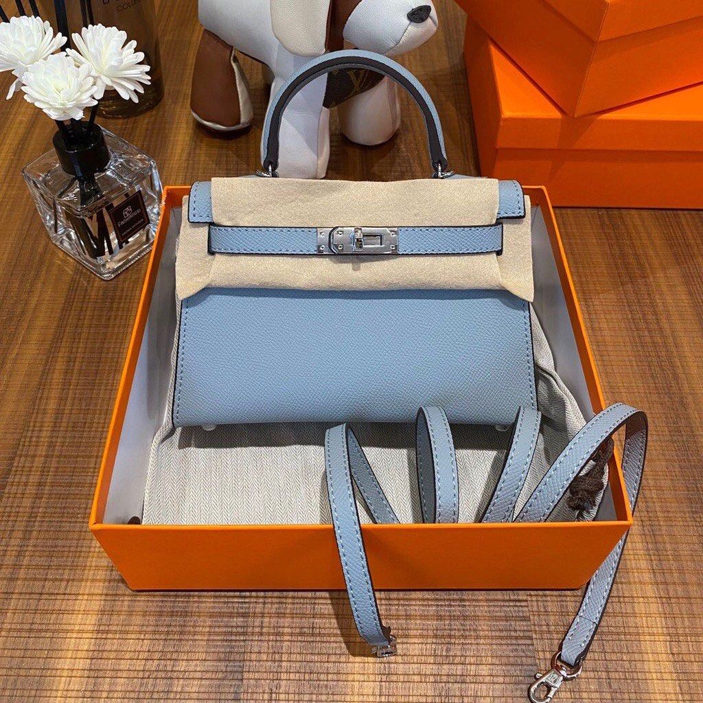 HERMES KELLY 19 RM350 FULL SET, Luxury, Bags & Wallets on Carousell