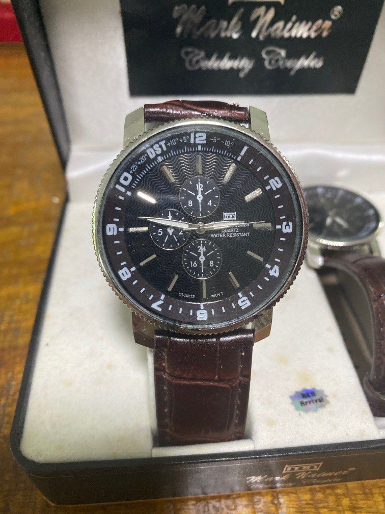 Mark naimer quartz watch shop water resistant