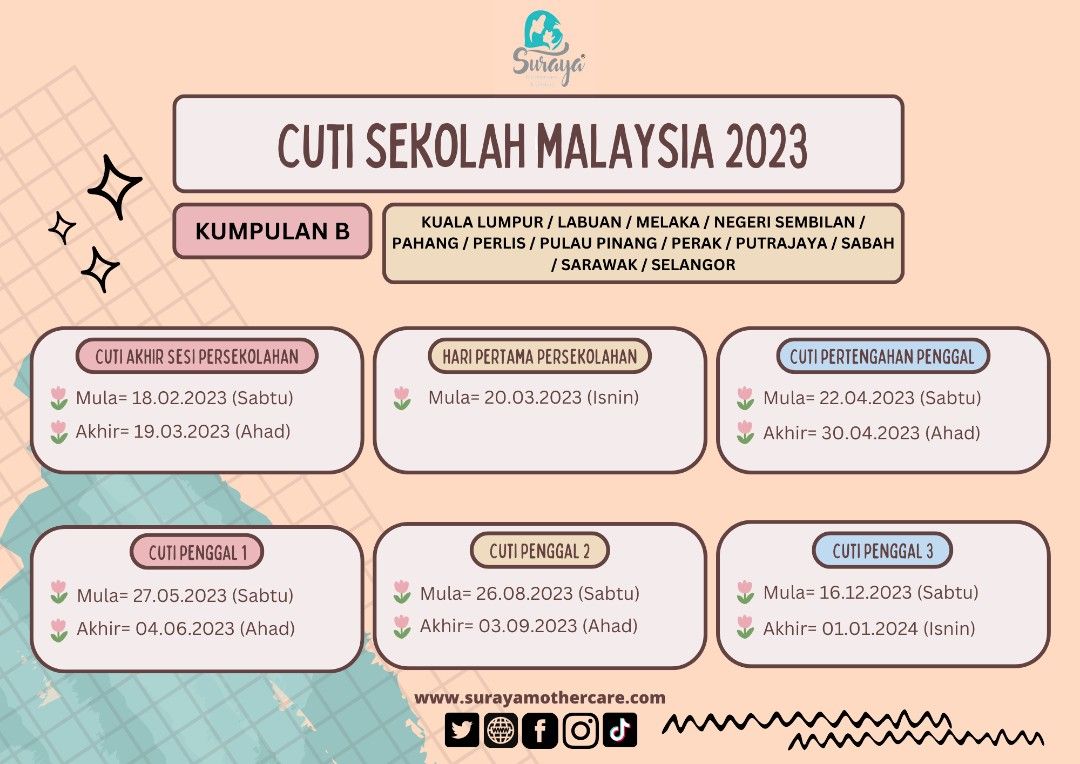 (Holiday )Cuti Sekolah 2023, Hobbies & Toys, Stationery & Craft