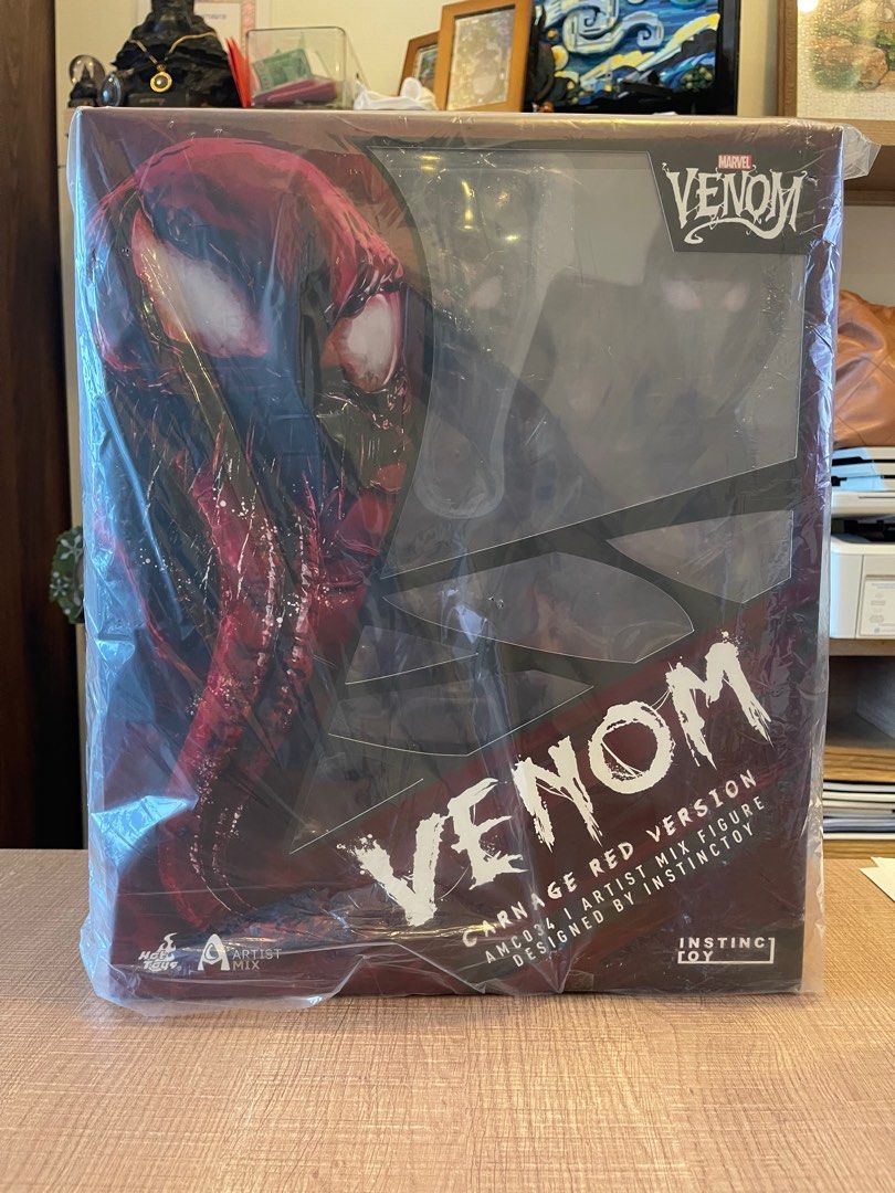 HOTTOYS AMC034 Venom Carnage Red Version, 興趣及遊戲, 玩具& 遊戲類- Carousell