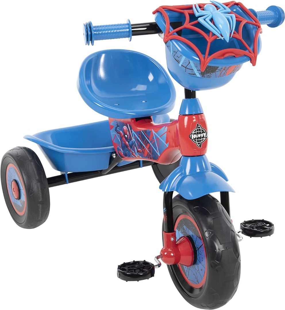 Huffy spiderman motorcycle hotsell assembly