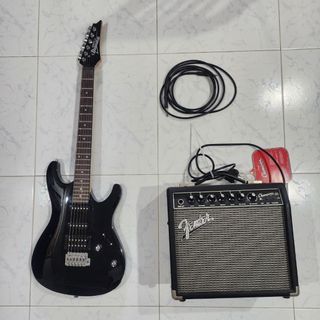 ibanez GiO + Fender Champions Amp + Cable / Electric Guitar