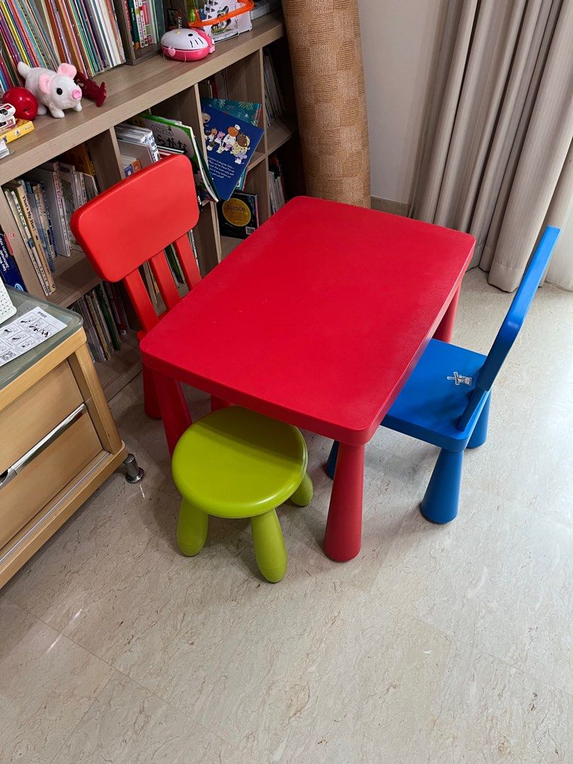 IKEA Children table and chairs, Babies & Kids, Baby Nursery & Kids