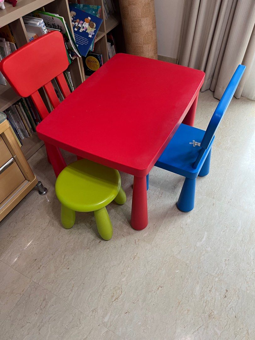 IKEA Children table and chairs, Babies & Kids, Baby Nursery & Kids