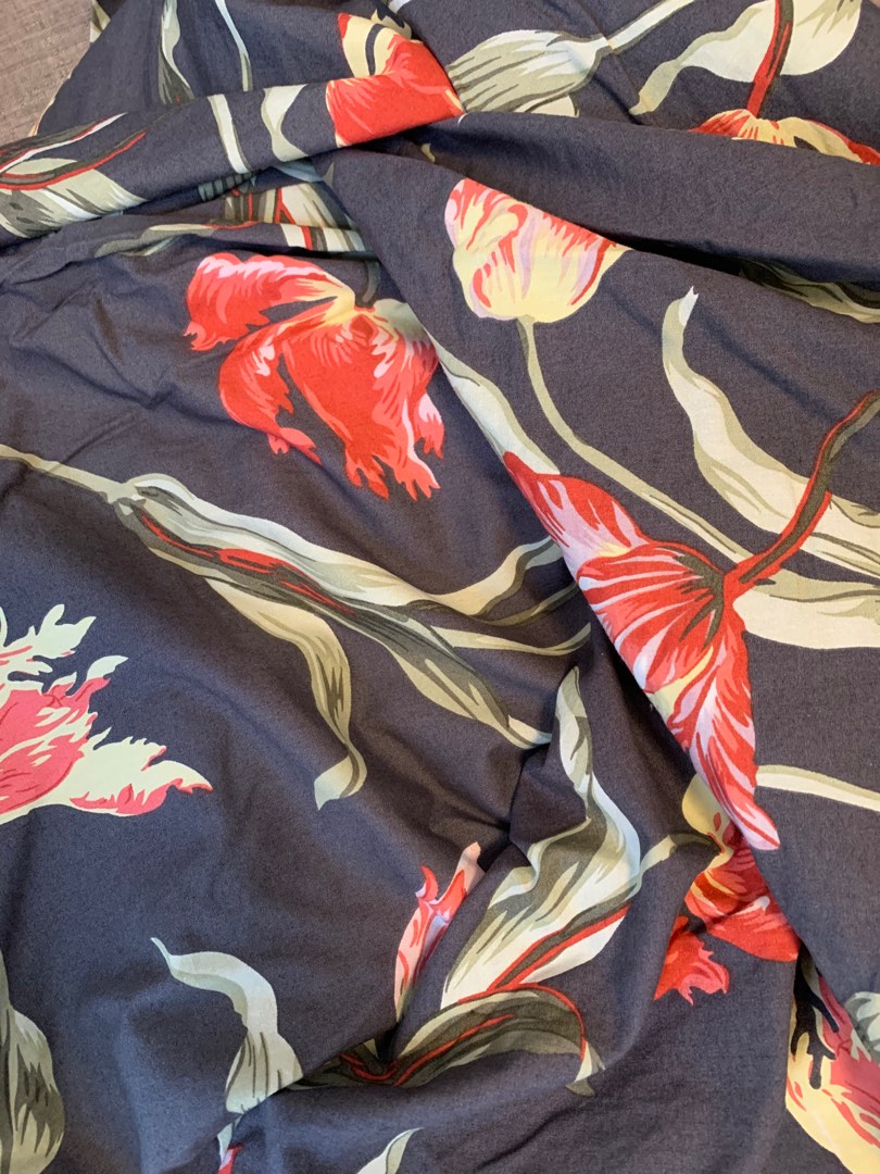 Ikea king size quilt cover, Furniture & Home Living, Bedding & Towels