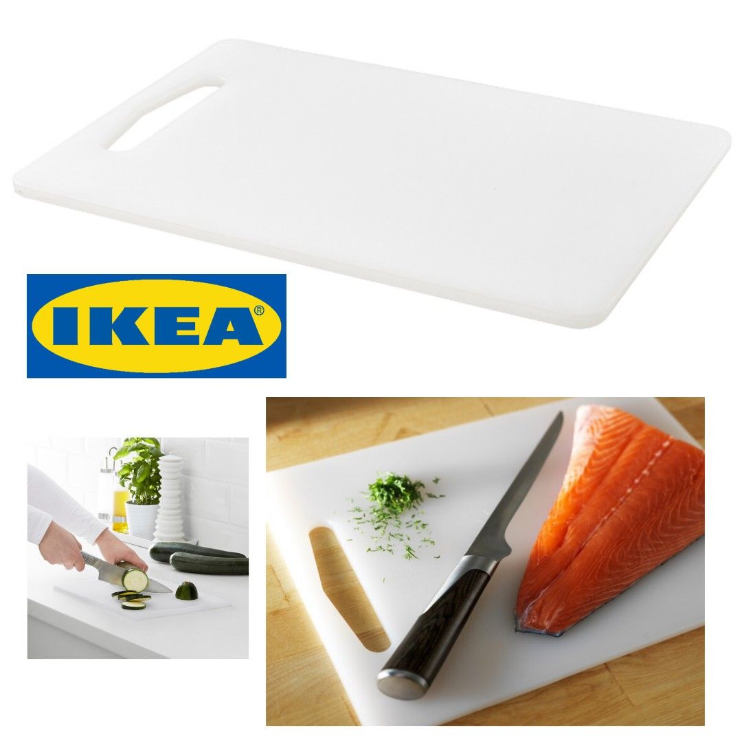  IKEA LEGITIM Chopping Board, White, 34x24 cm (13 ½x9 ½