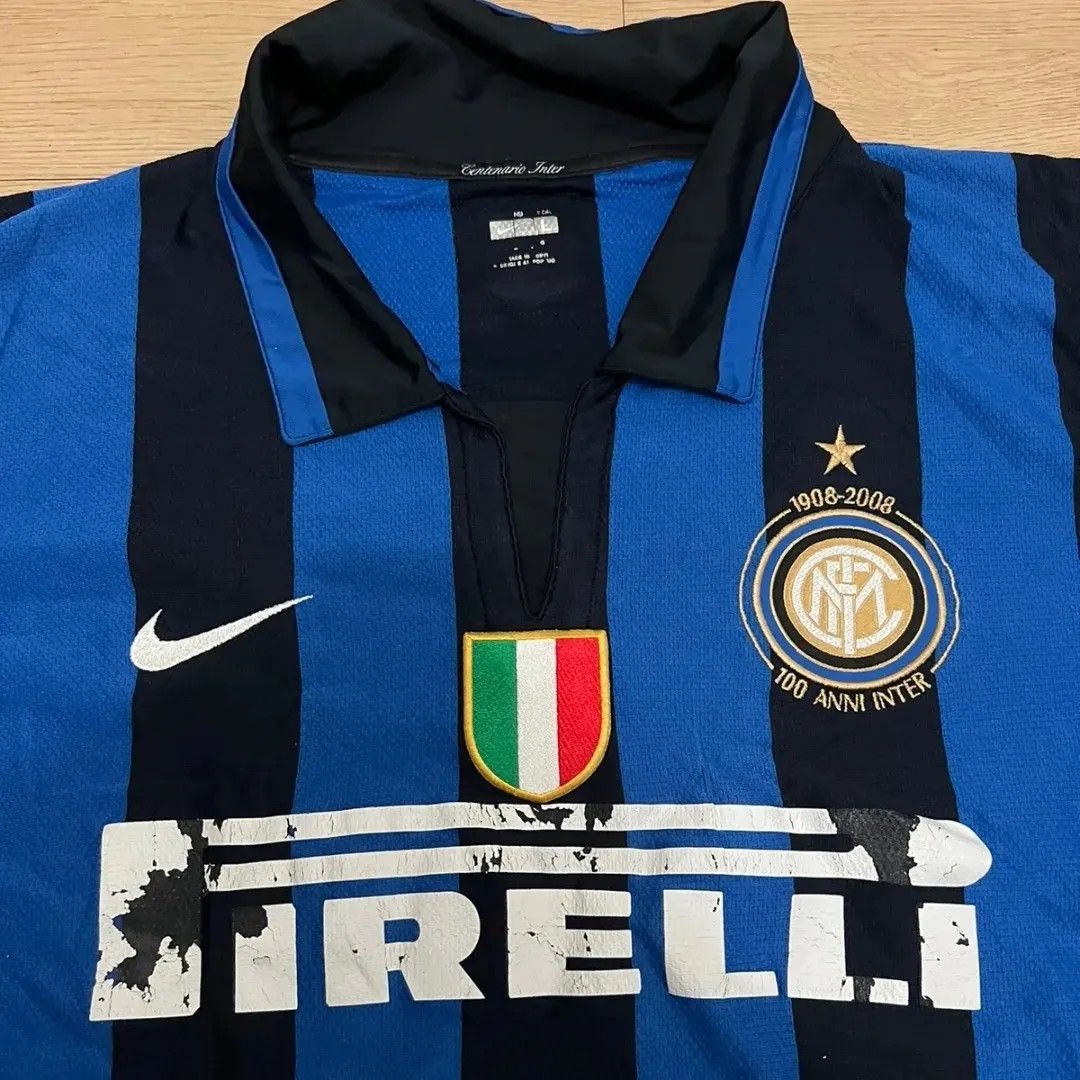 Camiseta Inter Milan 2008 Aniversario 100 Años