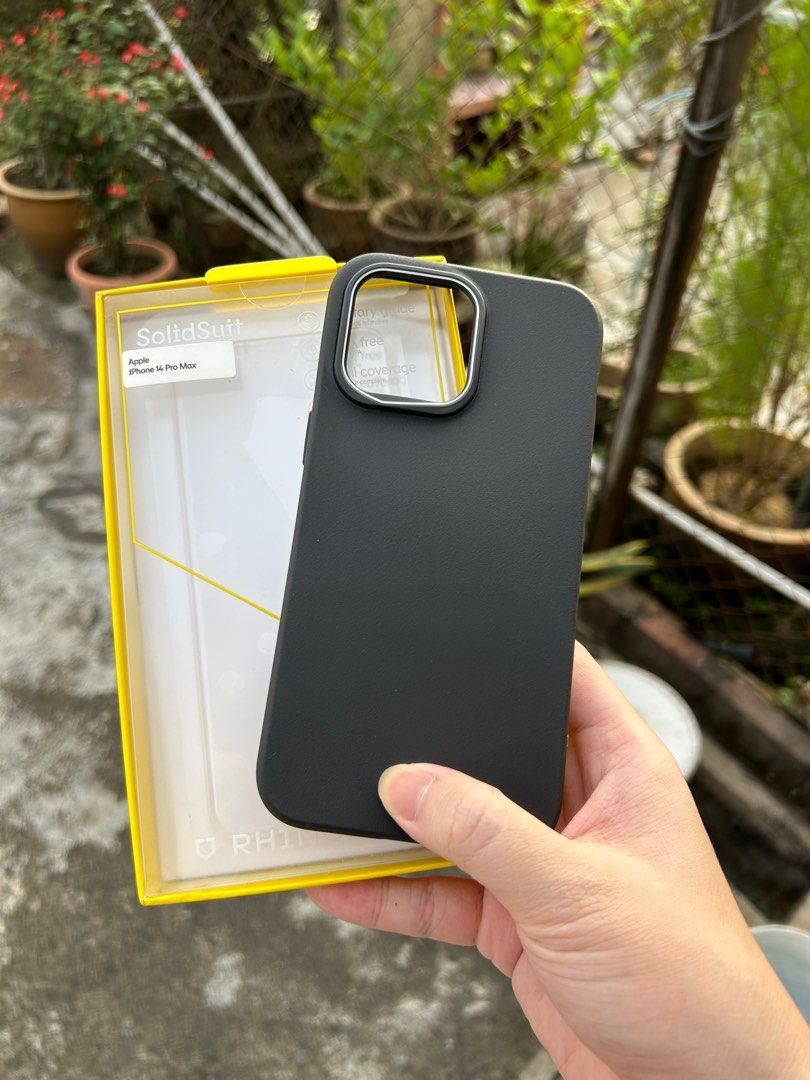iPhone 14 Pro Max - Rhinoshield Solidsuit Case, Mobile Phones & Gadgets,  Mobile & Gadget Accessories, Cases & Covers on Carousell