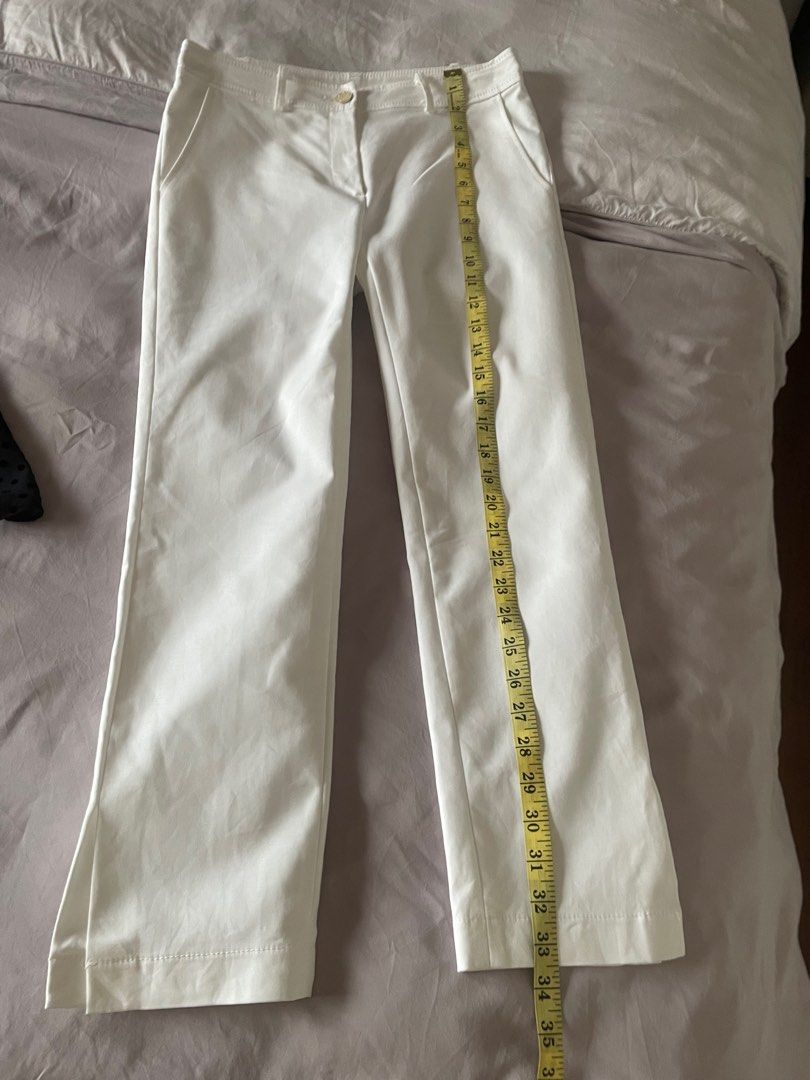 Iroo classic white pant Women #39 s Fashion Bottoms Other Bottoms on