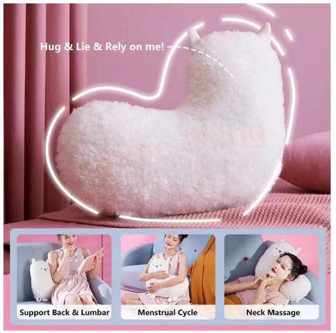 Japanese Electric Alpaca Heat Massager Pillow Cushion Hot Compress