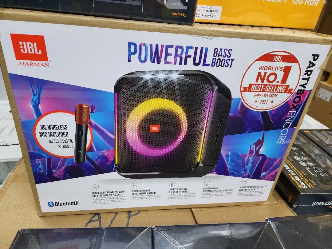 JBL Party Encore Karaoke speaker with Mic, Audio, Portable Music