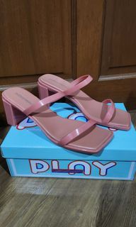 Jeffrey Campbell pink sandals with heels