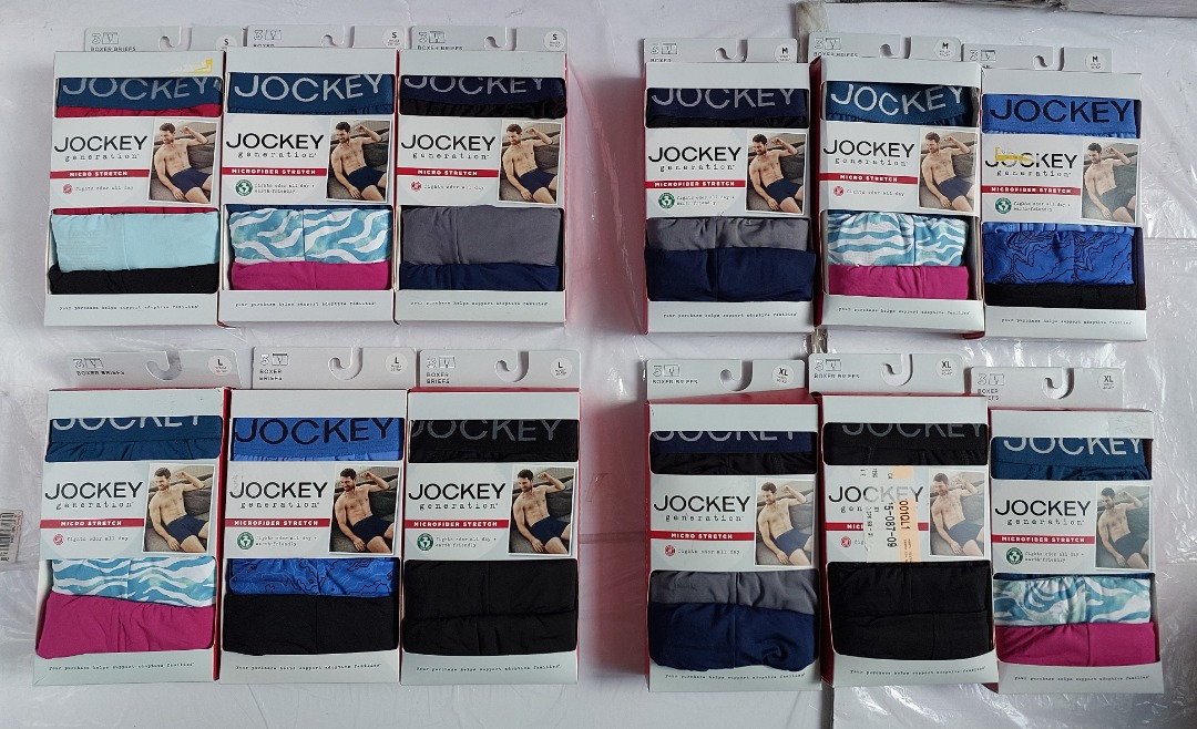 Jockey Generation Boxer Briefs 3Pack Microfiber Stretch SMLXL NewUSA