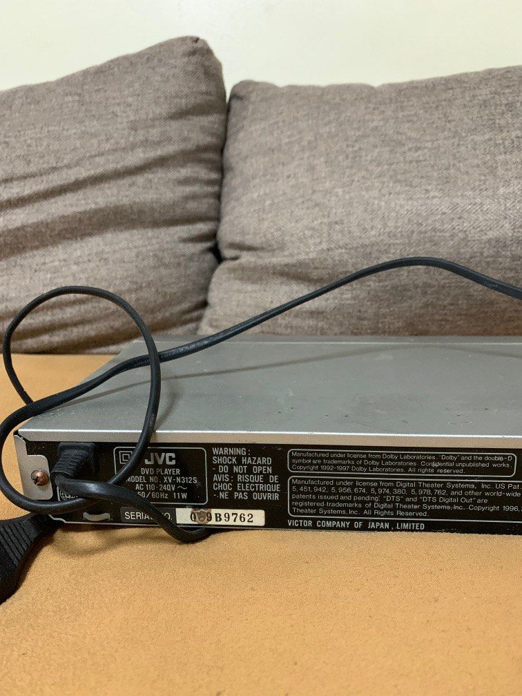 JVC DVD Player Model No. XVN312S on Carousell
