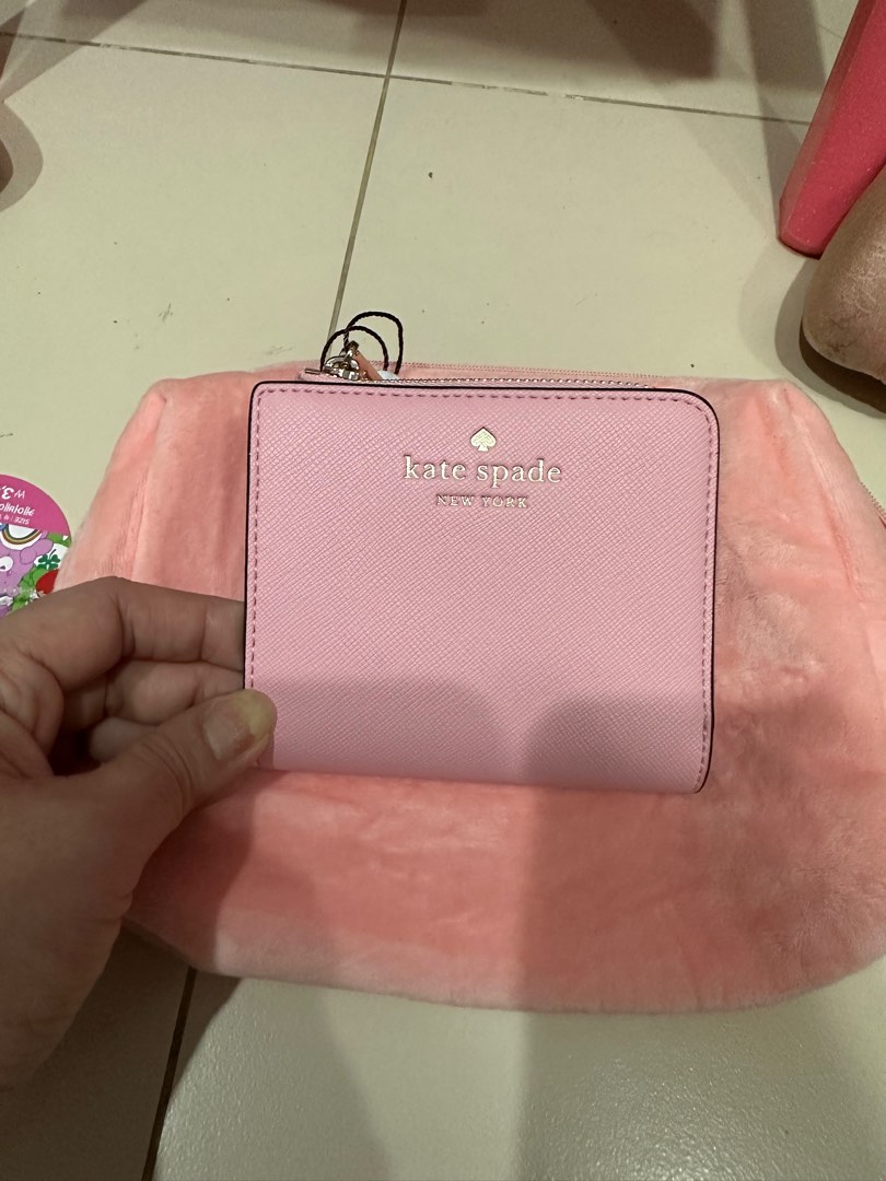 Kate Spade pink Wallet, Luxury, Bags & Wallets on Carousell