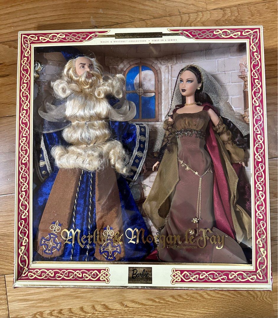 2000 Ken Barbie as MERLIN MORGAN LE FAY Magic Mystery Gift
