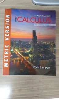 大學用微積分原文書Larson (2017). Brief Calculus: An Applied Approach (10th ed., metric version). Cengage Learning.