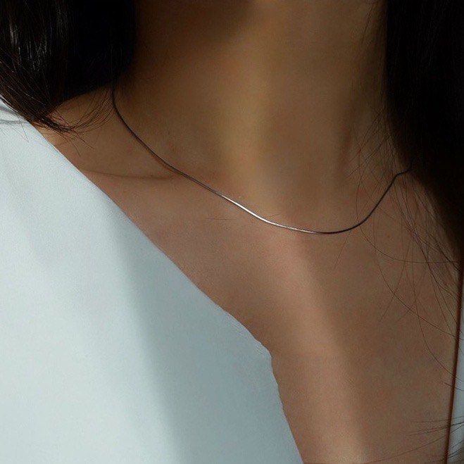 Real silver necklaces for womens hotsell