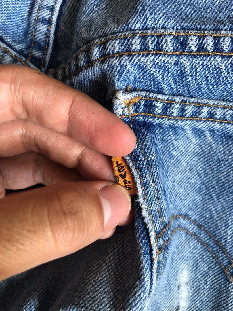 Levis pants (Yellow Tab), Men's Fashion, Bottoms, Jeans on Carousell