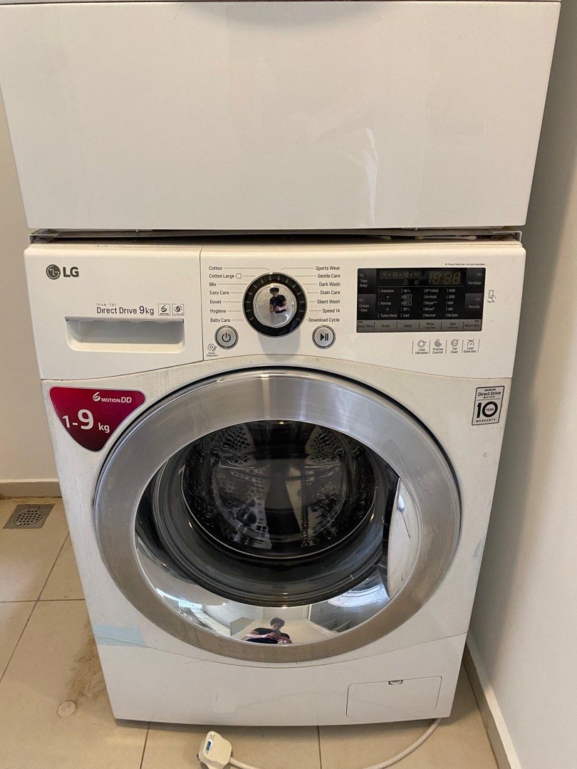 LG Inverter Direct Drive 9kg Washing Machine, TV & Home Appliances