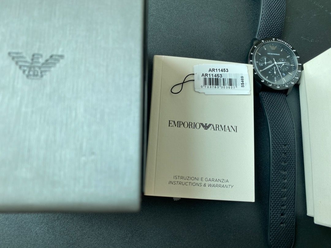 Like new, Authentic Emporio Armani Watch with box, Luxury, Watches on  Carousell